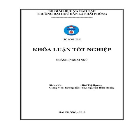 Đề tài: An investigation into some of the factors affecting the ...