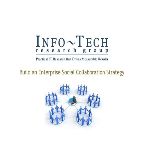 Build an enterprise social collaboration strategy PPT