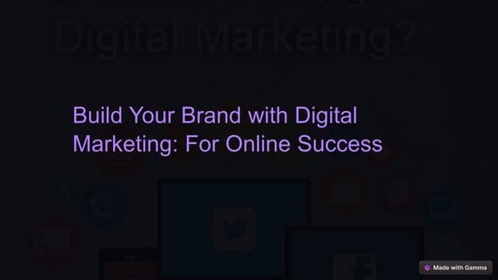 Growing Your Brand on Social Media | Skillfloor | PPT
