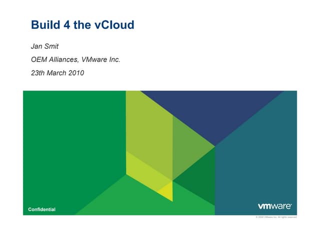 Build 4 The Cloud By Cisco V Mware2