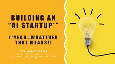 Building an AI Startup