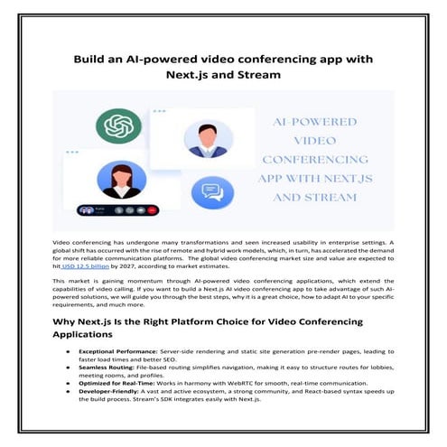 Build an AI-powered video conferencing app with Next.js and Stream.pdf
