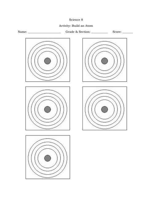 Build An Atom Worksheet Build An Atom Worksheet