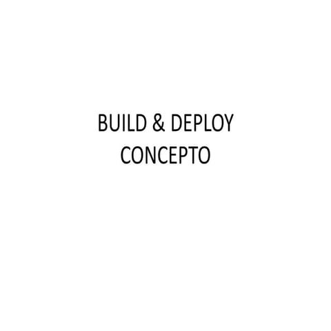 Build and deploy 