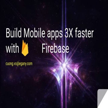 How to build Android Chat App with Firebase for 2 hours? | PDF