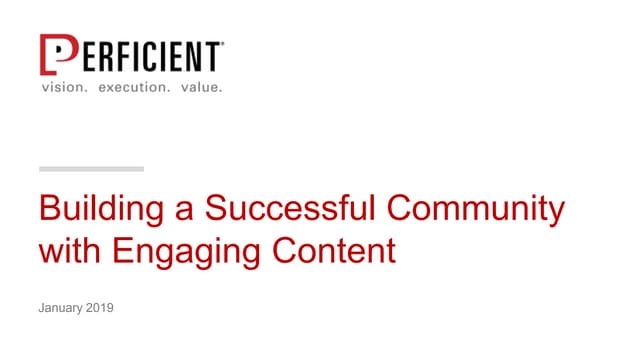 Build a Successful Community with Engaging Content