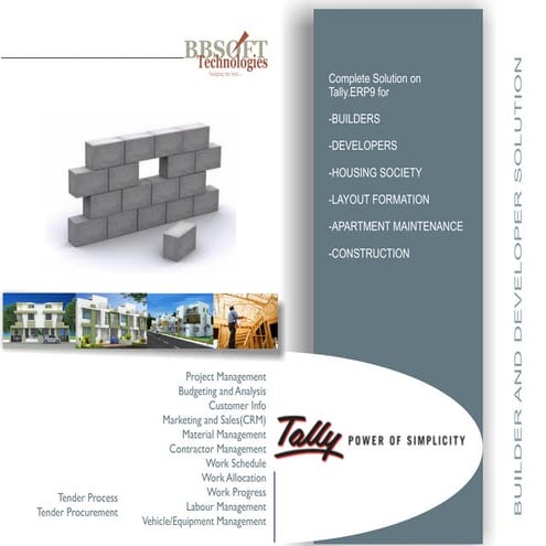 Builder module on tally.erp9