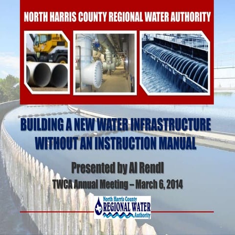 Building a new water infrastructure without an instruction manual
