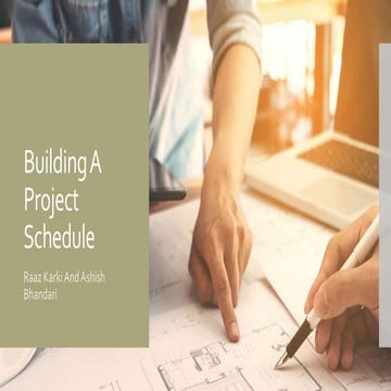 Building a-project-schedule