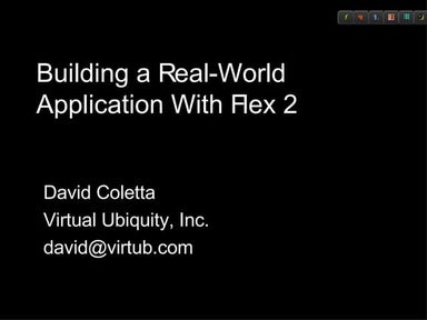 Building a Real-World Application with Adobe Flex 2