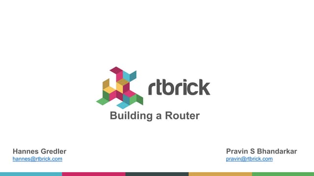 Building a Router
