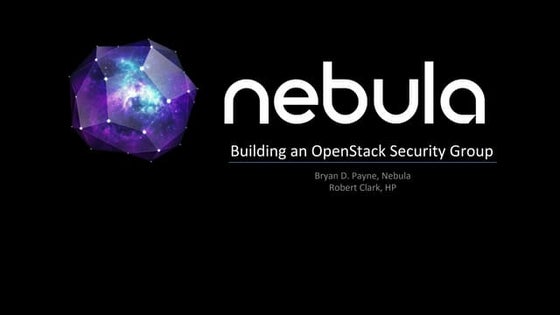 Building an OpenStack Security Group.pdf