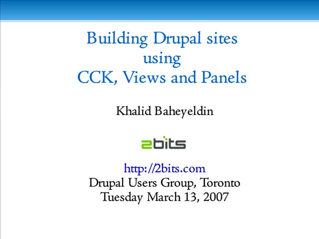 Building drupal-sites-using-cck-views-and-panels