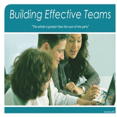 Building Effective Teams