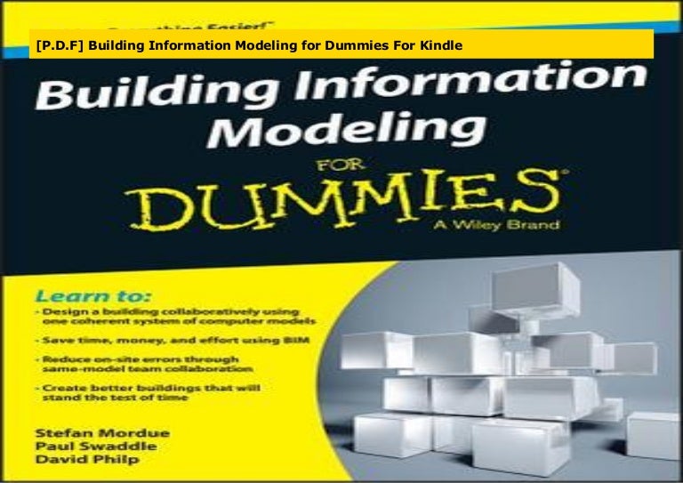 [P.D.F] Building Information Modeling for Dummies For Kindle