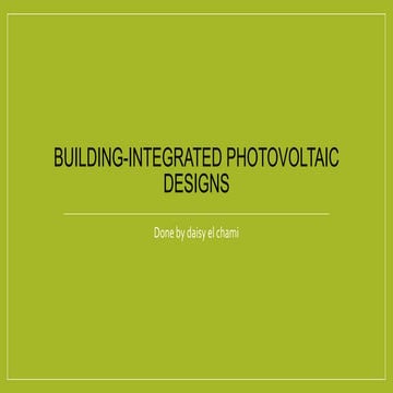 Building-Integrated PhotovoltaicDesigns.pptx