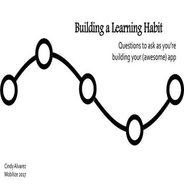 Building A Learning Habit