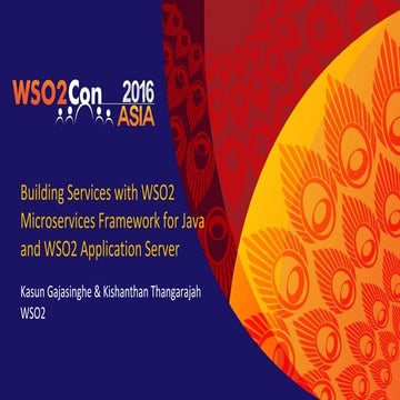 Building Services with WSO2 Microservices framework for Java and WSO2 AS
