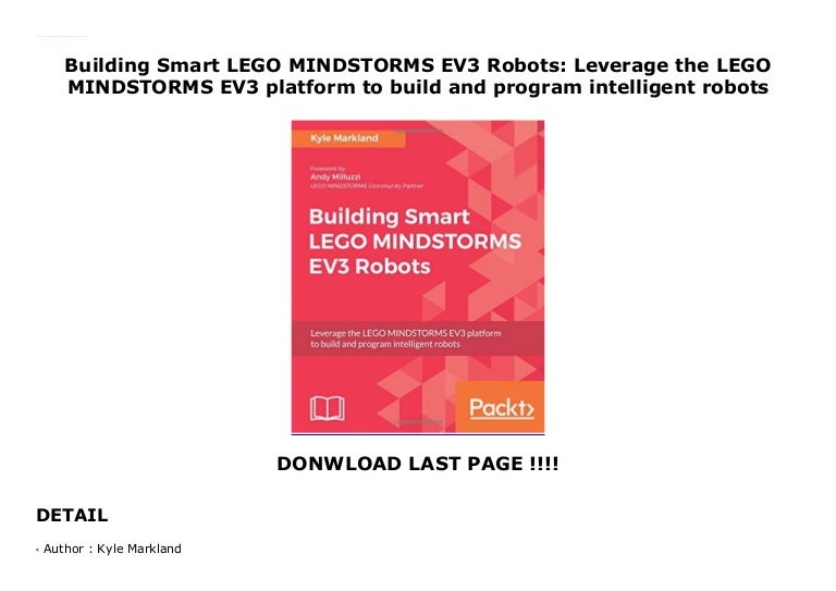building smart lego mindstorms ev3 robots