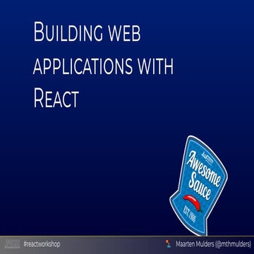 Building web applications with React (Jfokus) | PPT | Free Download