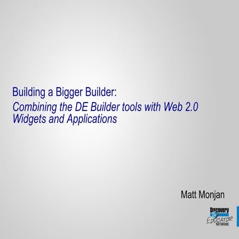Building A Bigger Builder