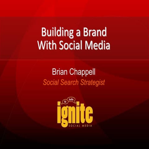 Building A Brand With Social Media