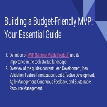 Building a Winning Tech Stack for Your Startup | PDF