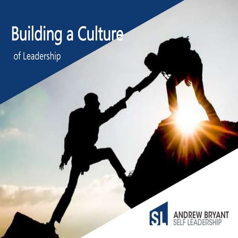 Building a culture of strong leadership throughout an organisation