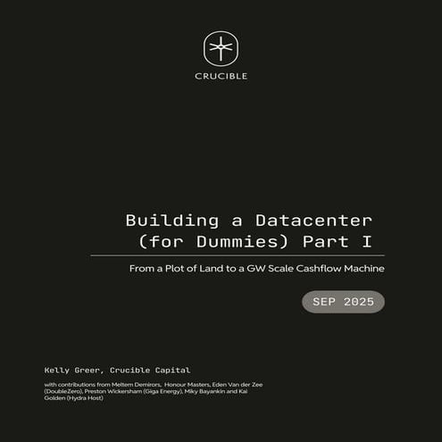Building a Datacenter (for Dummies) Part I