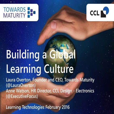 Building a Global Learning Culture: (LT16)