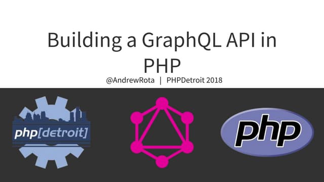 Building a GraphQL API in PHP | PPTX | Databases | Computer Software ...