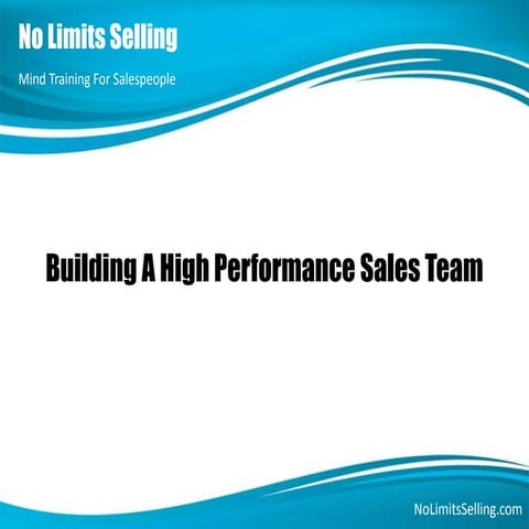 Building high performance teams | PPT