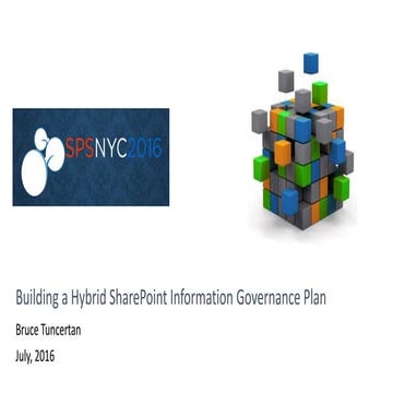 Building a hybrid share point information governance plan