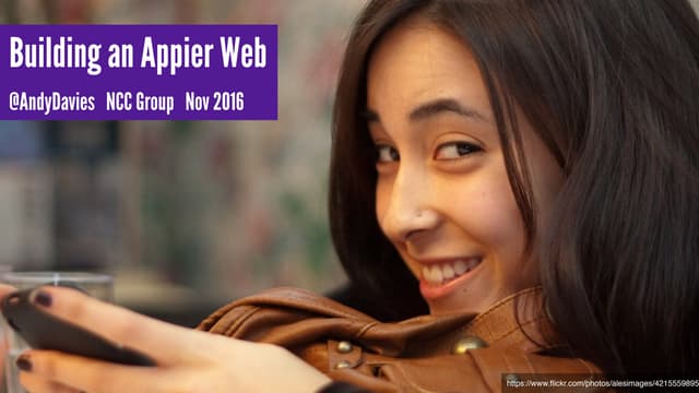 Building an Appier Web - Velocity Amsterdam 2016