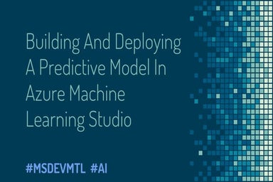 Building and deploying a predictive model in Azure Machine Learning