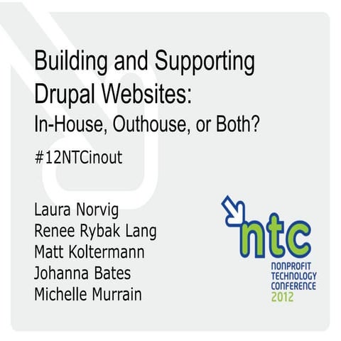 Building and supporting drupal websites