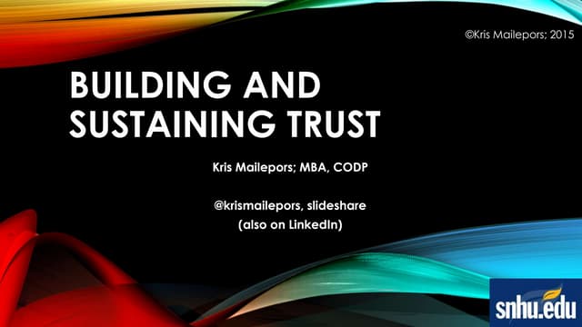 Building Trust_printout