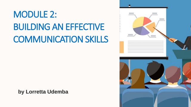 Building Strong Communication Skills BUILDING AN EFFECTIVE COMMUNICATION SKILLS - | PPT