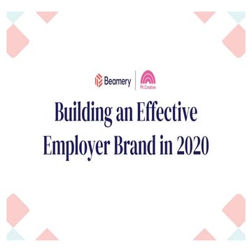 Building an effective employer brand in 2020  