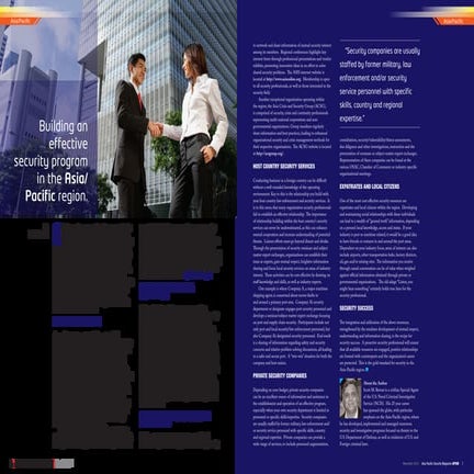 Force Protection Detachment Indonesia - Setting the Standard for ...