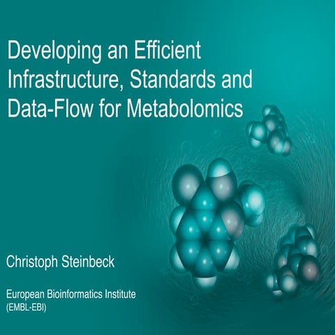 Building an efficient infrastructure, standards and data flow for metabolomics
