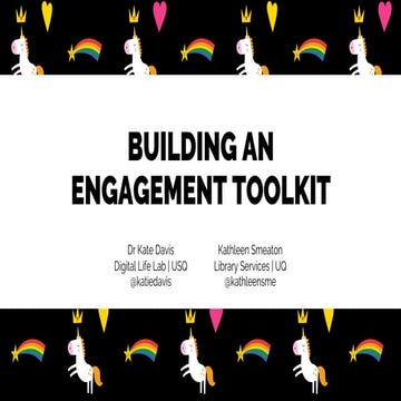 Building an engagement toolkit (Information Online 2019)