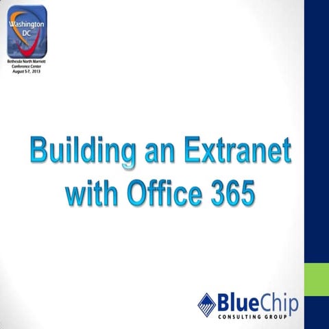 Building an Extranet with Office 365