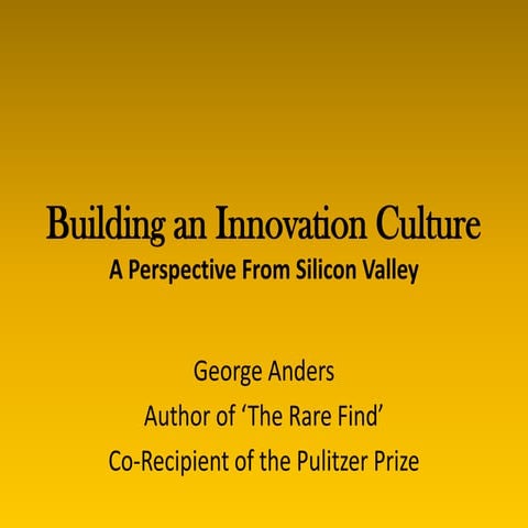 Building an innovation culture