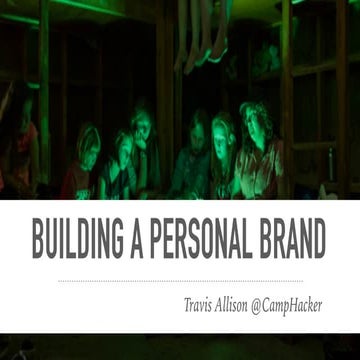 Be the Brand: Your Professional Persona Positively Impacts Your Camp & Your F...