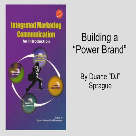 Building A Power Brand-Duane Sprague