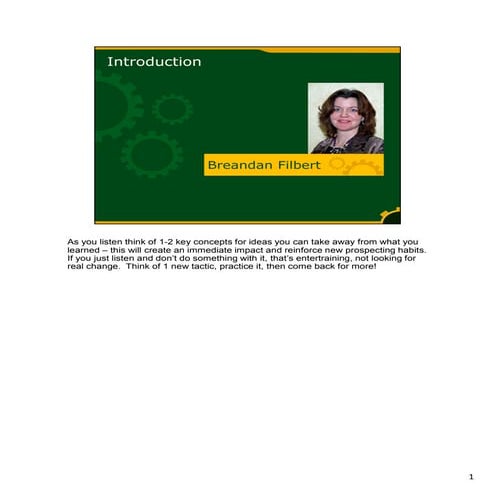 Building A Powerful Center of Influence (Notes Version)