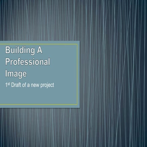 Building A Professional Image
