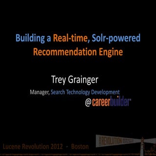 Building a real time, solr-powered ...