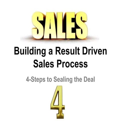 Sales: Building a result driven process